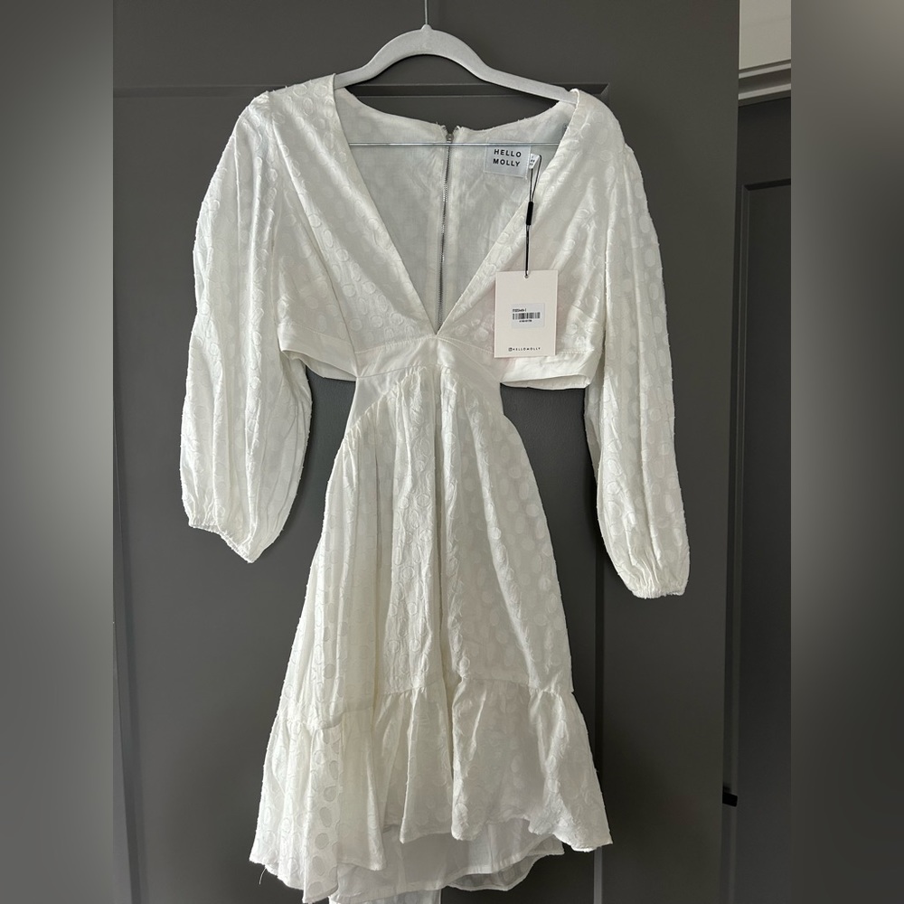 NWT Hello Molly White Dress